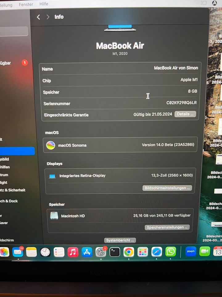 Apple MacBook Air M1 2020 in Töging am Inn