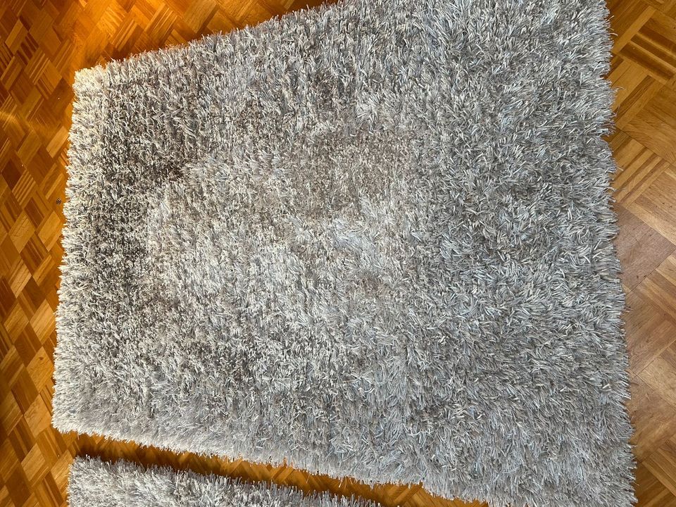 Teppich Beige/Weiß 140 x 200 cm Esprit Cool Glamour in Esslingen