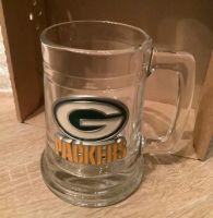 Green Bay Packers Glaskrug/ Metallemblem +Geschenk Baden-Württemberg - Bad Friedrichshall Vorschau