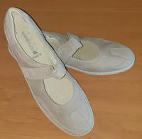 Damenschuhe beige, Wildleder, Größe 9,5 Sachsen-Anhalt - Zeitz Vorschau