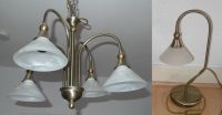 Deckenlampe + Tischlampe Messing / Nachttischlampe 4 Schirme Nordrhein-Westfalen - Neuss Vorschau