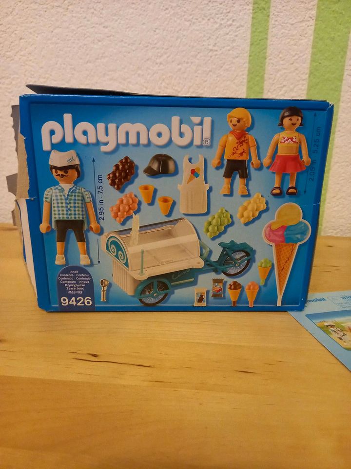 9426 Playmobil Fahrrad mit Eiswagen in Memmingen