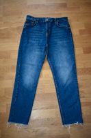 Damen Jeans Pieces Straight Gr. XL blau Fransen neuwertig Hose Bayern - Langquaid Vorschau