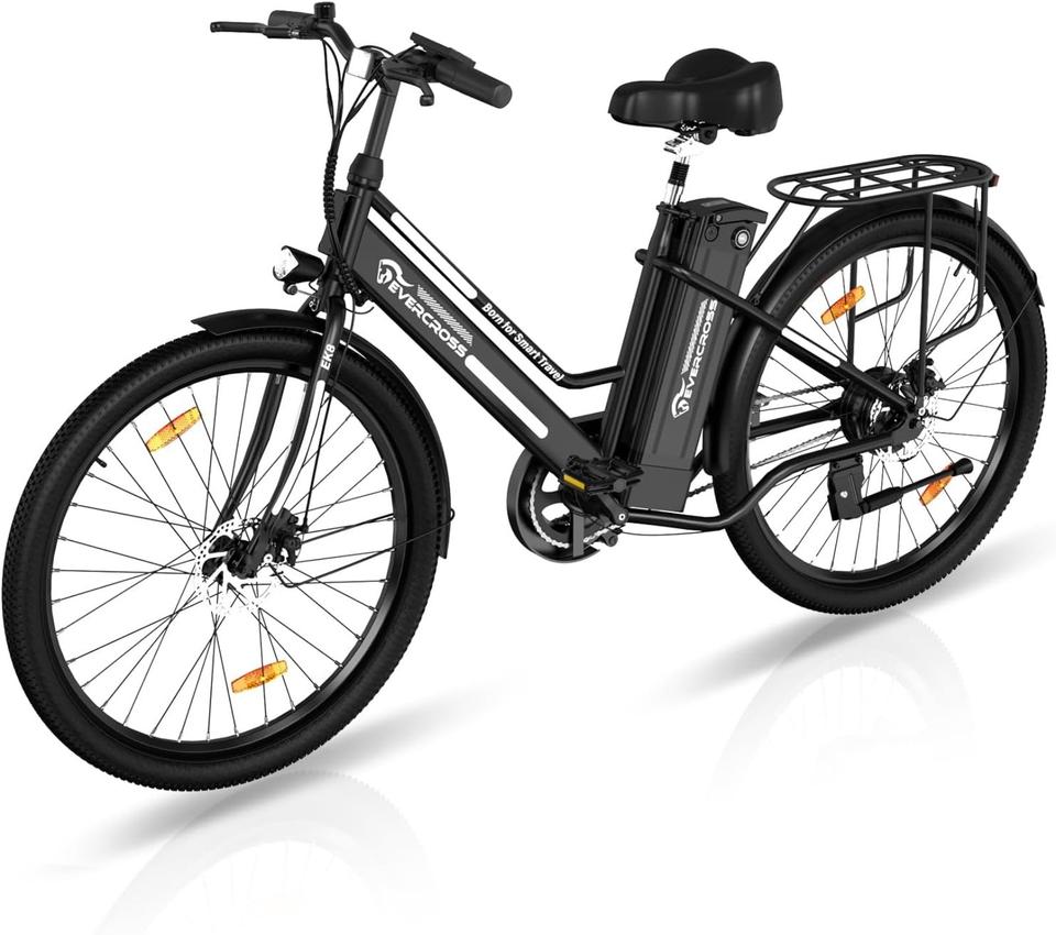 EVERCROSS TECH E Bike EK8S 26 Zoll Pedal Assist 36V 120KG Schwarz in Bayern Amberg Gebrauchte Damenfahrrader kaufen kleinanzeigen