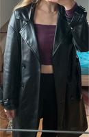 Schwarze Lederjacke /Coat Gr. 38 Bayern - Buchloe Vorschau