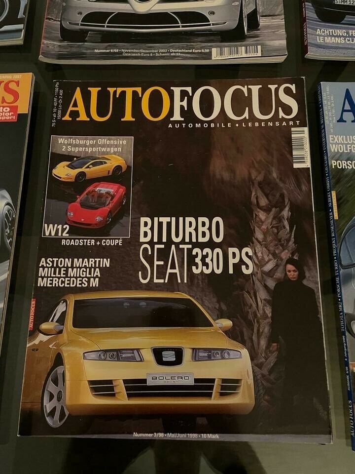 Auto Focus Magazin Katalog Bugatti Veyron Studie Bentley VW W12 in Braunschweig
