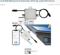 WLAN-Mikroinverter 600Watt Schleswig-Holstein - Jevenstedt Vorschau