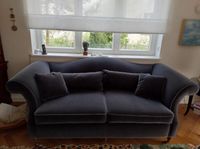 Sofa 3 -Sitzer grauer Mohairsamt im engl. Stil Berlin - Zehlendorf Vorschau