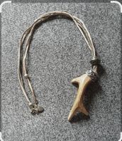 Rustikale Halskette bestehend aus zwei Bändern (regulierbar) und Sachsen - Großharthau-Seeligstadt Vorschau