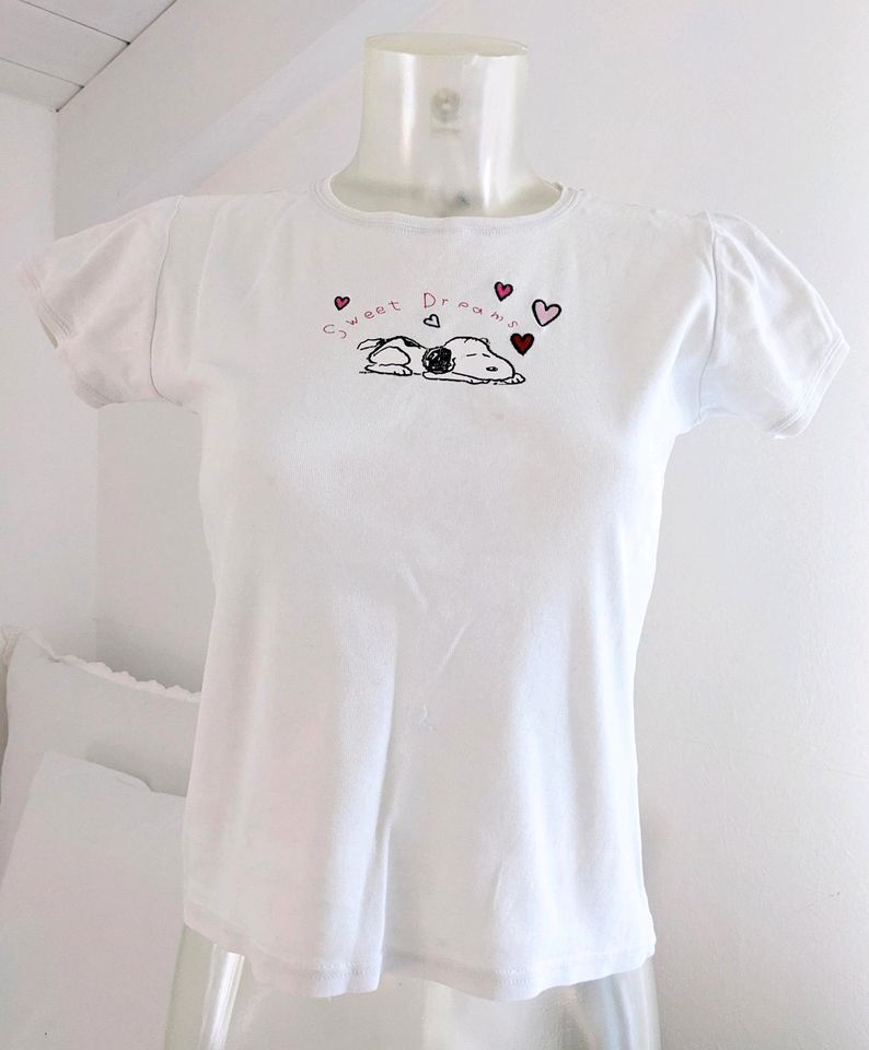 Snoopy Shirt Sweat dreams S 36 H&M (214) in Bassum