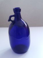 Kanne, Vase blau, Glas,  Höhe ca.  25,5 cm Nordrhein-Westfalen - Ense Vorschau