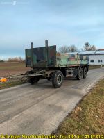 3-Achs LKW Anhänger ex Bundeswehr, Plattform- / Plateauanhänger Bayern - Moosburg a.d. Isar Vorschau