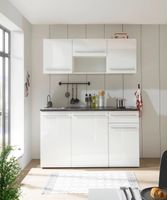 Küche Küchenblock Singleküche mit E-Geräte Jazz weiß 160cm ✅ Niedersachsen - Twist Vorschau