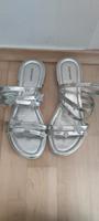 gr 38 silber Sandalen Hessen - Bad Wildungen Vorschau