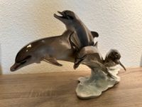 Rarität Kaiser Porzellan Figur Delfine Design W.Gawantka Essen - Stoppenberg Vorschau