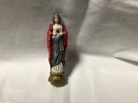 Dekofigur Heiligenfigur Herz Maria aus Wachs bemalt 11,5 cm hoch Bayern - Pöttmes Vorschau