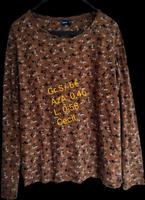 Cecil Shirt Pulli Damen Gr S braun Blumenprint Sachsen - Plauen Vorschau