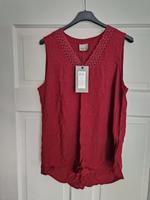 *NEU* Vero Moda | Bluse, Top  | Gr. L | rot, dunkelrot | Spitze Bayern - Osterhofen Vorschau