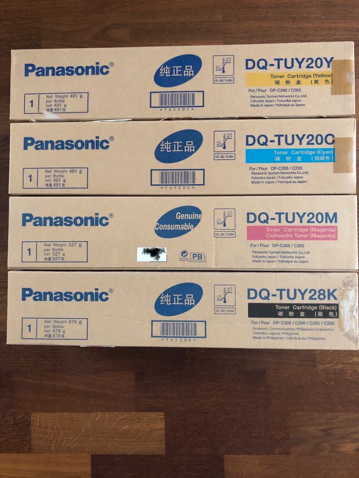 Panasonic Tonerset YCMK , DQ-TUY20Y OVP in Herdorf