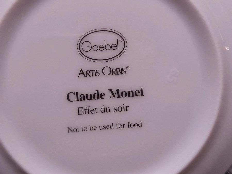 5 Goebel Untersetzer Claude Monet (Artis Orbis) in Dettum