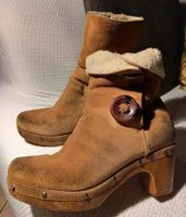 Lorenzo Mari Holzclogs Plateau Holz  39 Clogs Stiefel Boots Niedersachsen - Aurich Vorschau