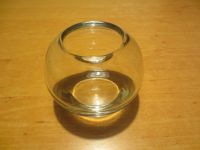 kleine Kugelvase aus Glas, bzw. Kerzenhalter für Teelichte Hessen - Künzell Vorschau