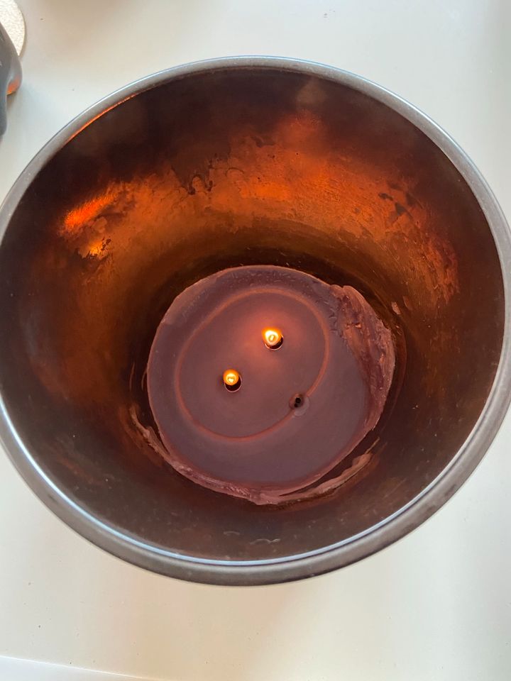 Rituals Kerzen Glas leer 1 kg Gold schwarz in Lübeck