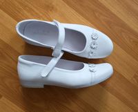 Schuhe Ballerinas Spangenballerinas Kommunion weiß Gr. 37 bequem Bayern - Heroldsberg Vorschau