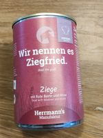 Hermann's Ziegfried Ziege 4 x 400g Dosen für den Hund! Bayern - Jetzendorf Vorschau