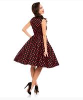 Swing Dress Rockabilly in Black/Red Polka nur in 36 Niedersachsen - Papenburg Vorschau