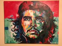 Che Guevara; Acrylgemälde/Acrylbild v. Walter „Kole“ Kohlmeier Bayern - Mainburg Vorschau