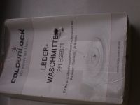 LEDERREINIGUNG Lederwaschmittel pflegeset komplett neu in ovp Bergedorf - Hamburg Allermöhe  Vorschau