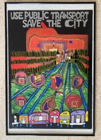 Friedensreich Hundertwasser Safe the City Poster Kunstdruck Baden-Württemberg - Korb Vorschau