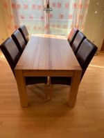 Massivholz Tisch mit 6 Stühlen gebraucht Rheinland-Pfalz - Bechtheim Rheinhessen Vorschau