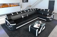 Ecksofa Padua Ledersofa mit LED und USB Hessen - Wiesbaden Vorschau