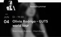 2X Olivia Rodrigo Tickets Hamburg Blumenthal - Farge Vorschau