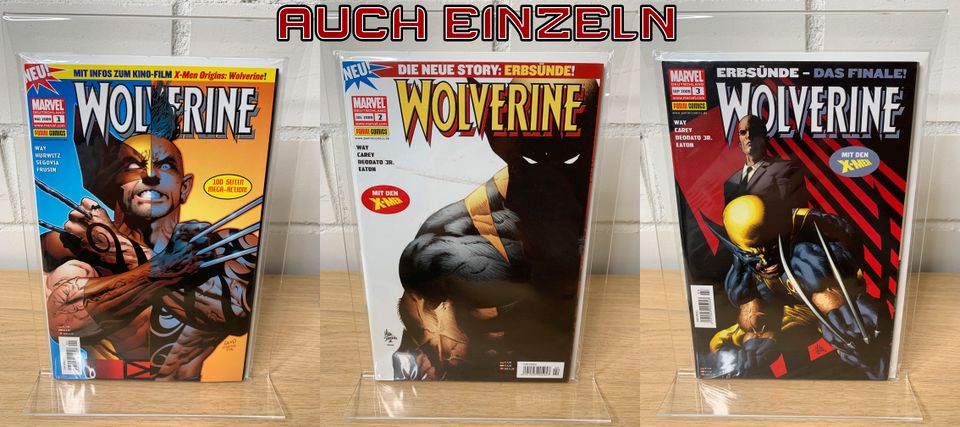 Wolverine Nr. 1 2 3 von 21 Marvel Comic 2009-2012 Daken in Sprockhövel