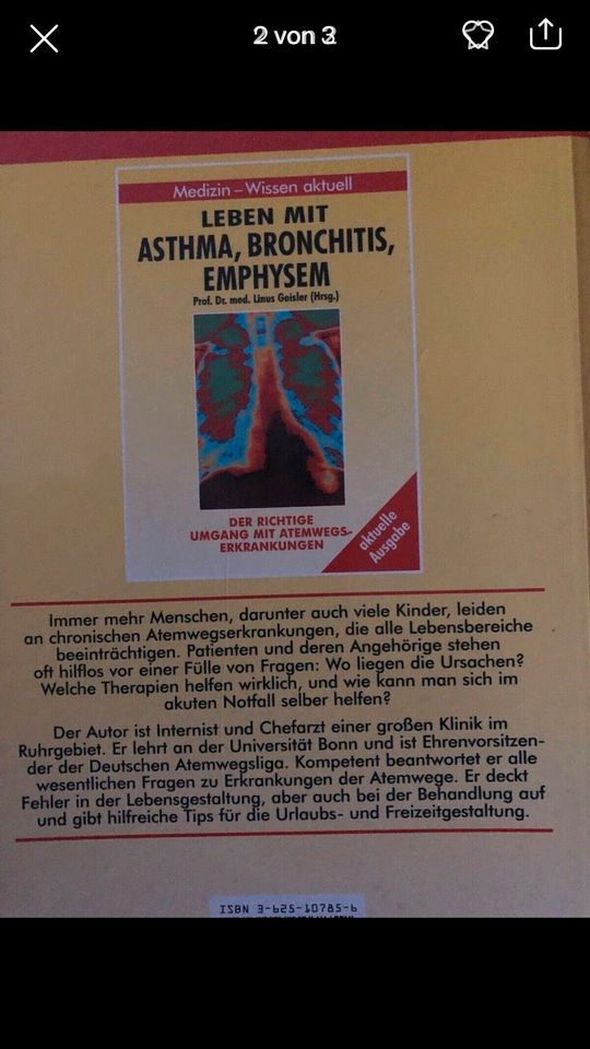 Leben mit Asthma, Bronchitis, Emphysem: Medizin -Wissen aktuell in Staudernheim