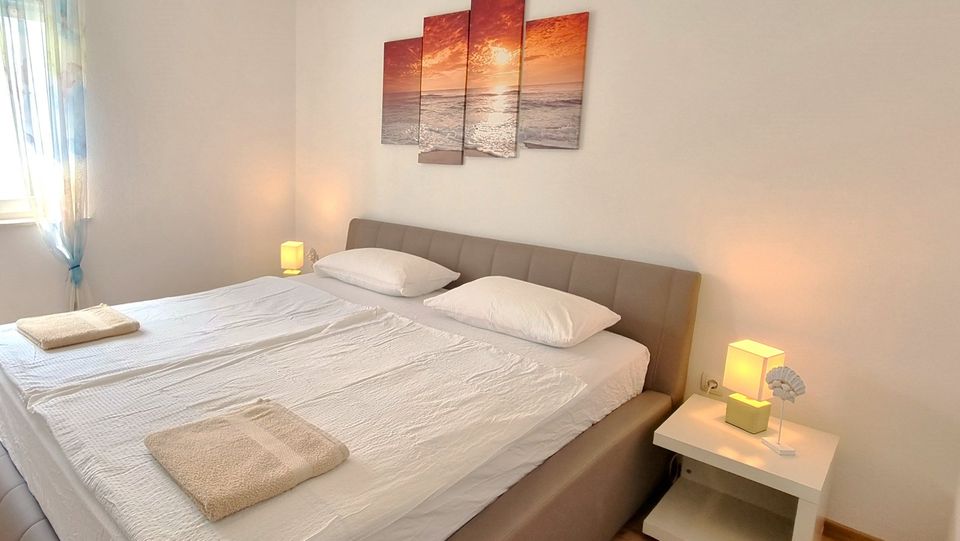 Apartment - Ferienwohnung mit Meerblick - Privlaka - Sandstrand in Bretten