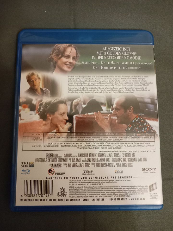 Besser geht's nicht - Blu-ray - Film - Jack Nicholson - neuwertig in Hamm (Sieg)