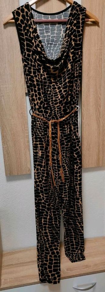 Einteiler NEU Jumpsuit NICE Overall Hingucker S-XL Animal Print in Schöffengrund