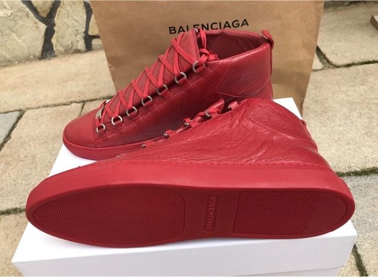 Balenciaga Arena Sneaker Rot Rouge Off White Größe 44 Triple S in Erfurt