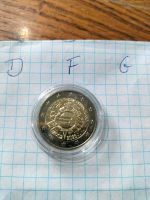 2 Euro Münze 2012 10 Jahre Euro Bargeld Thüringen - Ilmenau Vorschau