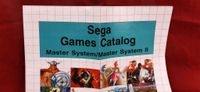 Sega Games Catalog Master System Inlay Retro Schleswig-Holstein - Rendsburg Vorschau