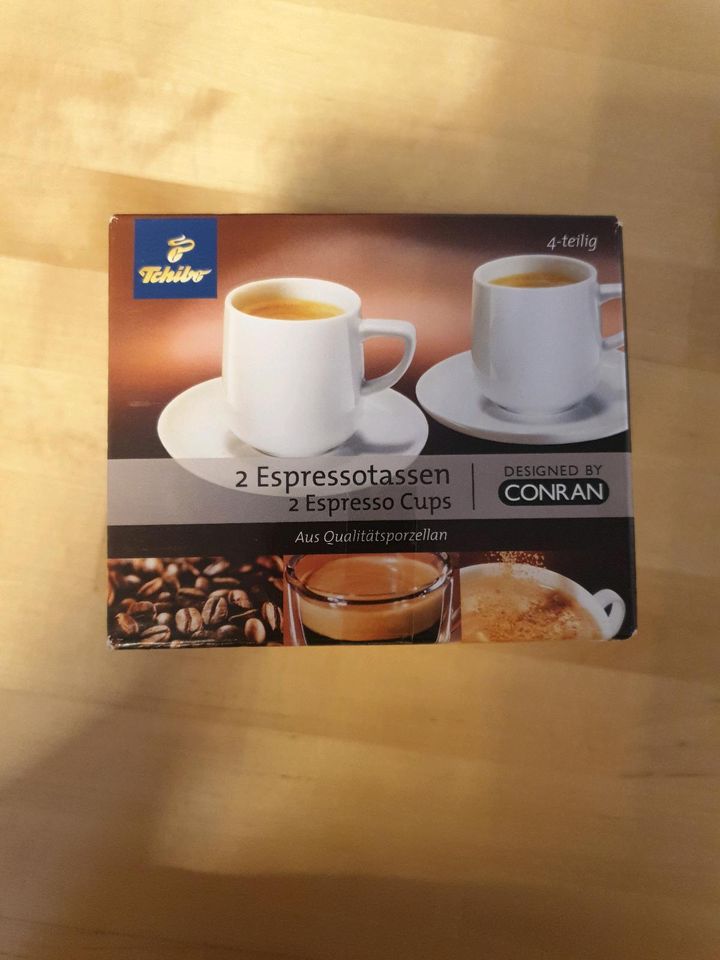 2 Espresso Tassen Tchibo neu und original verpackt Ostergeschenk in Würzburg