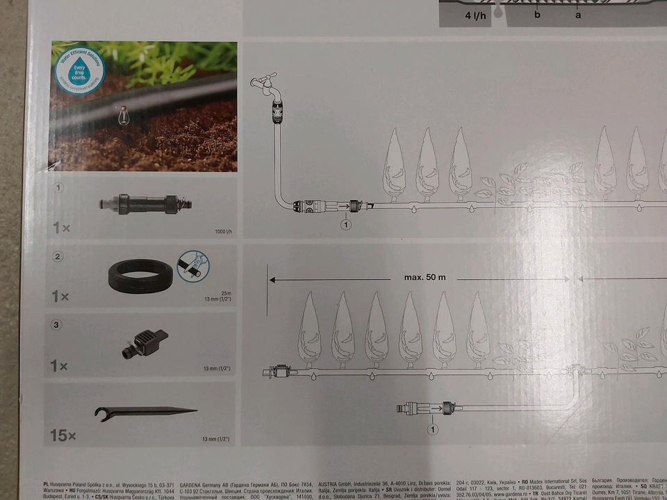 Gardena Micro-Drip System NEU Start Set Pflanzreihen M 13011-20 in Coswig