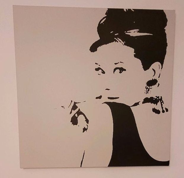 Leinwand Audrey Hepburn (Ikea) in Aalen