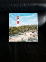 Bild 30×30 Leuchtturm  m. Ölfarben gemalt Ölbild Gemälde Ölgemäld Essen - Frillendorf Vorschau