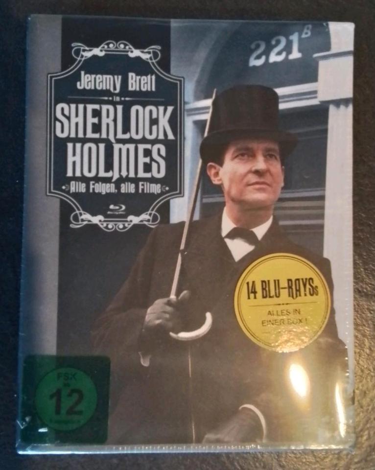 Sherlock Holmes Alle Folgen, alle Filme 14 Blu-Ray Discs/ Schuber in Gütersloh