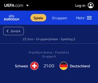 Schweiz - Deutschland Euro 2024 (Frankfurt Arena) Fan First Köln - Rodenkirchen Vorschau